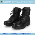 Military canvas combat boots with zipper
